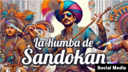 El músico Arsenio Díaz fusiona en "La Rumba de Sandokan" el guaguancó con el sonido del sitar, un instrumento originario de la India.