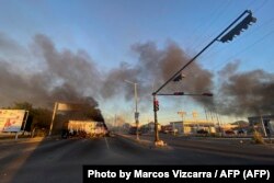 Violencia en calles de Culiacán, estado de Sinaloa, México, durante operativo el captura de Ovidio Guzmán, hijo del "Chapo Guzmán"