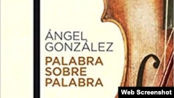 Portada del libro de Angel Gonzalez.